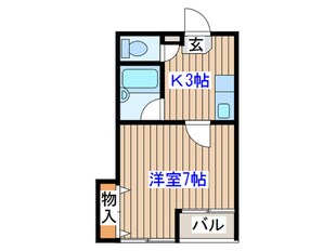 コ－トアルファム－ンリオの物件間取画像